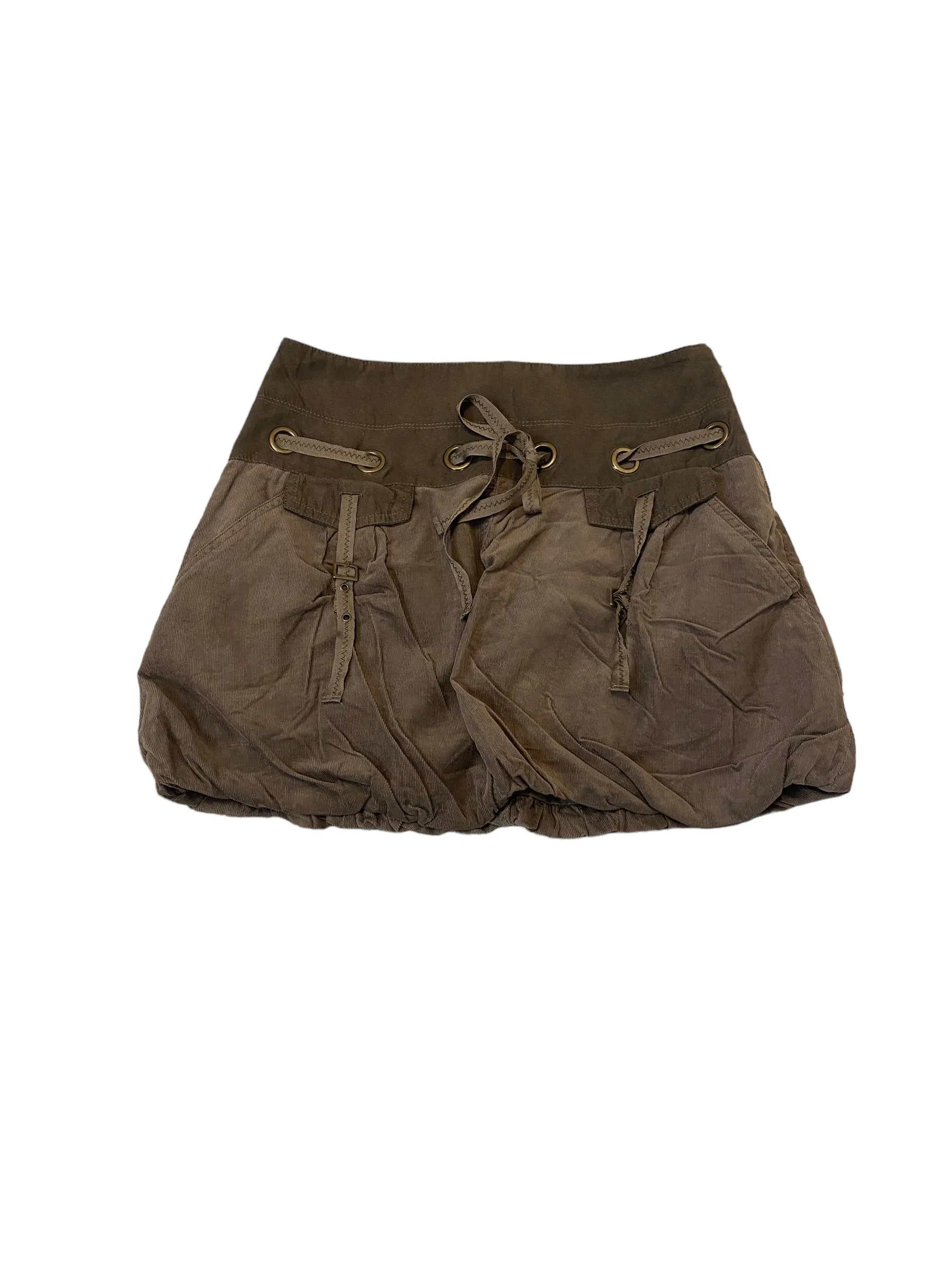 Vintage French Parisian Parachute Mini Skirt (S/M)