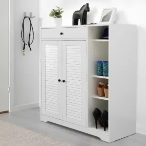 White Shoe Storage