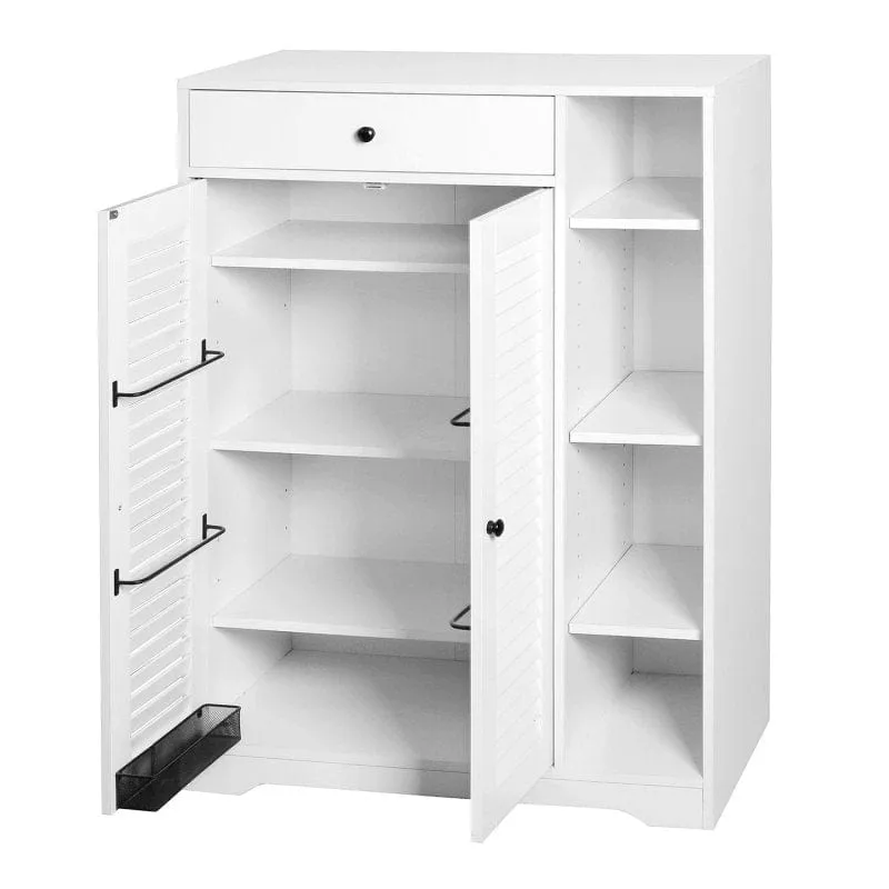 White Shoe Storage