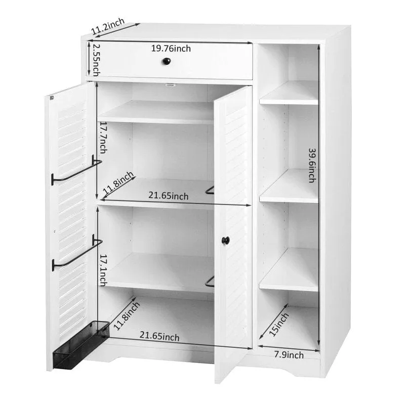 White Shoe Storage