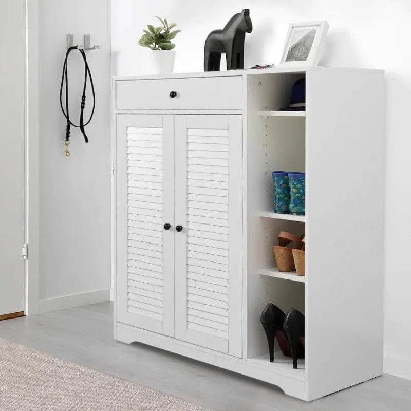 White Shoe Storage