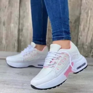 Women's Breathable Lace-Up Casual Sneakers