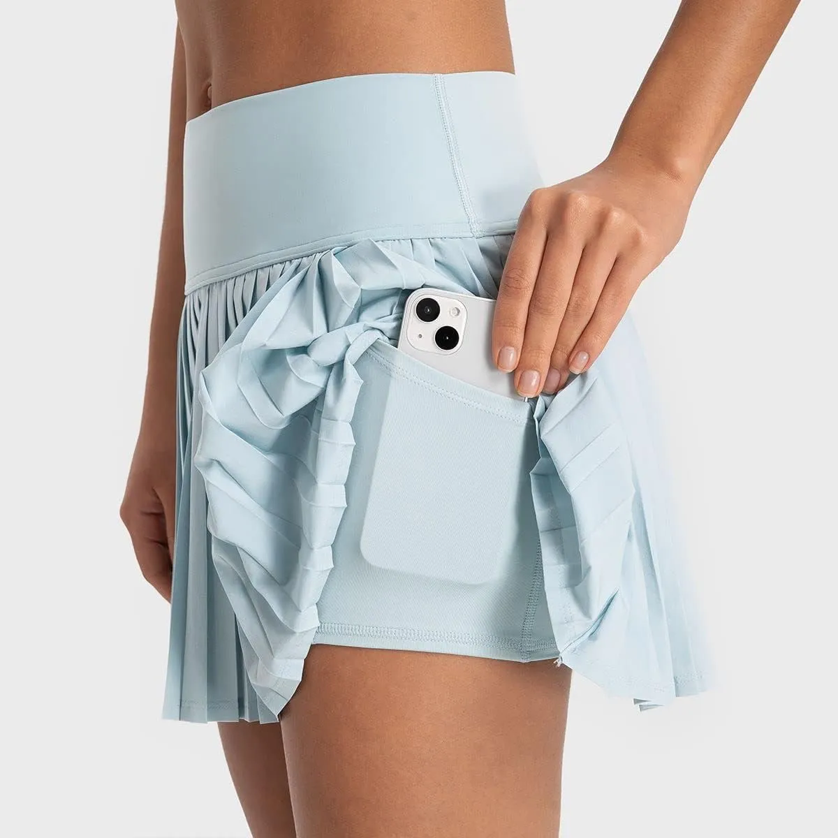 Womens Tennis Skirts with Pockets High Waist Workout Running Skirts Pleated Athletic Skirts Skort